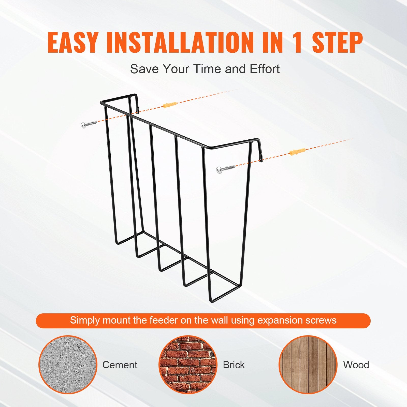 Livestock Hay Feeder 24 Gallons Wall Mounted Goat Hay Rack for Horses V952-SCWSQBGSSXWSVQEM3V0