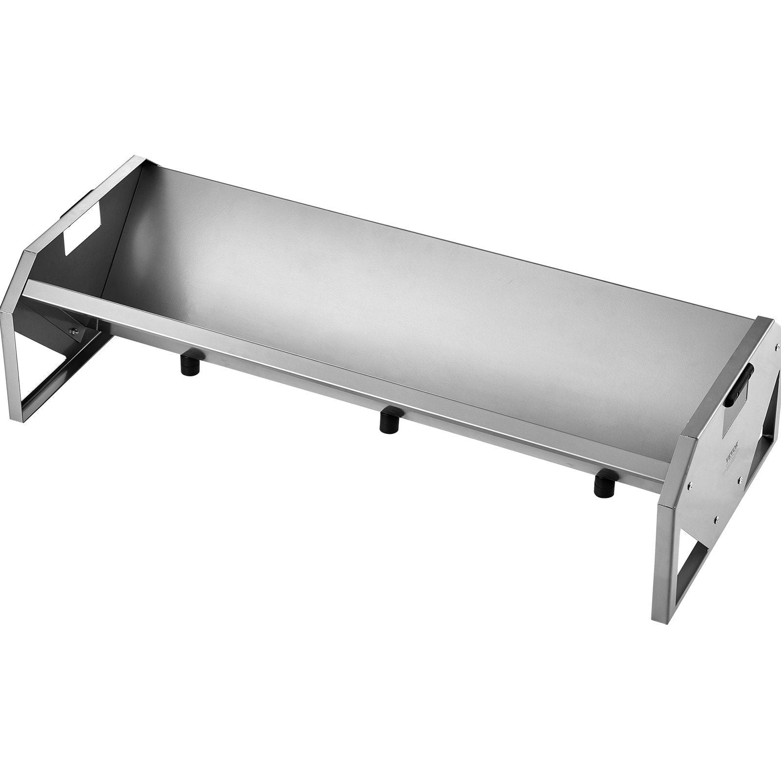 Livestock Feeding Trough, 22 Gallon Capacity, 45" Hay Feeder, Heavy Duty Steel Livestock Trough, Galvanized V952-SCWSQCSWSQ45LEOTGV0