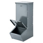 Hog Feeder 2.2 Bushel Metal Double Door Pig Feeder Feeding up to 5 Hogs V952-SCWSQDMZWSQ1WLRJ5V0