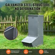 Hog Feeder 2.2 Bushel Metal Double Door Pig Feeder Feeding up to 5 Hogs V952-SCWSQDMZWSQ1WLRJ5V0