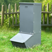 Hog Feeder 2.2 Bushel Metal Double Door Pig Feeder Feeding up to 5 Hogs V952-SCWSQDMZWSQ1WLRJ5V0