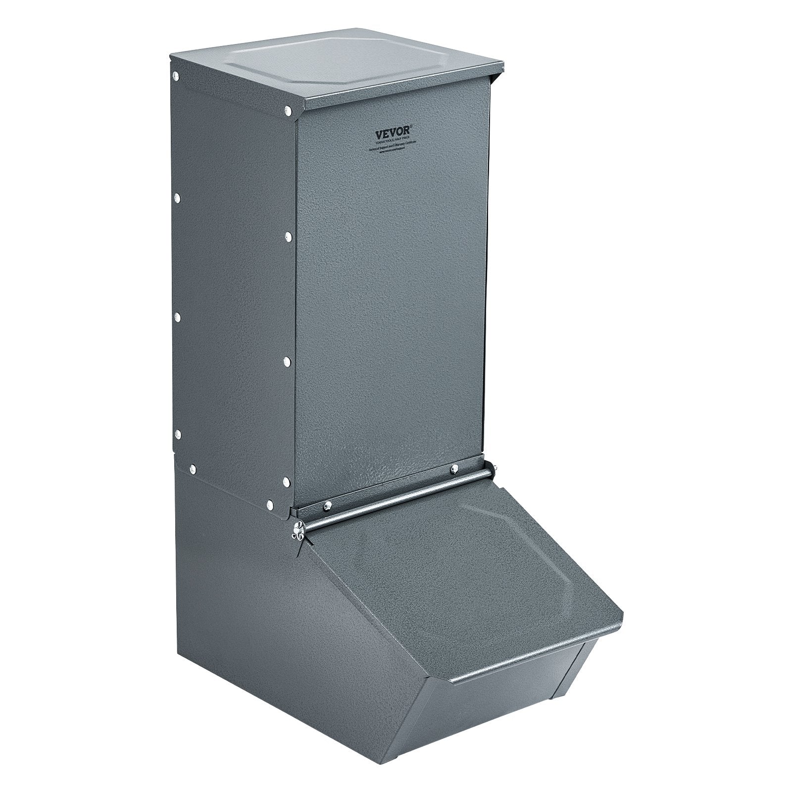 Hog Feeder 2.2 Bushel Metal Double Door Pig Feeder Feeding up to 5 Hogs V952-SCWSQDMZWSQ1WLRJ5V0
