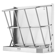 Goat Hay Feeder, 21 Gallons Large Capacity, 2 in 1 Hay and Grain Feeder, Wall Mounted Livestock Feeder with V952-SCWSQEHYBGSWCN87VV0