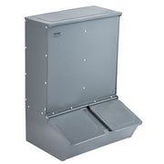 Hog Feeder 3.7 Bushel Metal Double Door Pig Feeder Feeding up to 8 Hogs V952-SCWSQLMZWSQ2L3DL0V0
