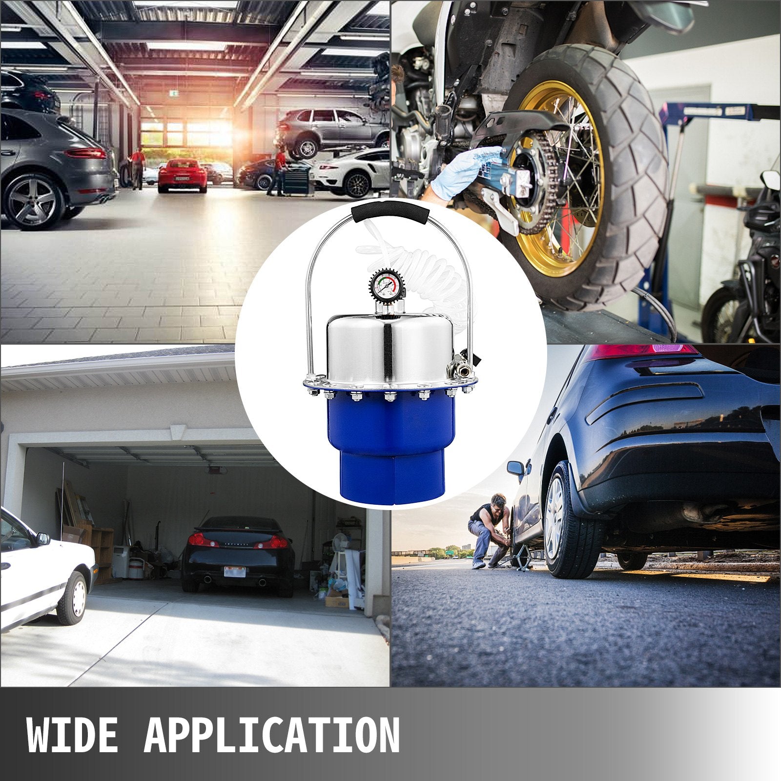 Pneumatic Air Pressure Bleeder Brake Bleeder and Clutch Bleeder Valve System Kit V952-SCYGHTZBLUE000001V0