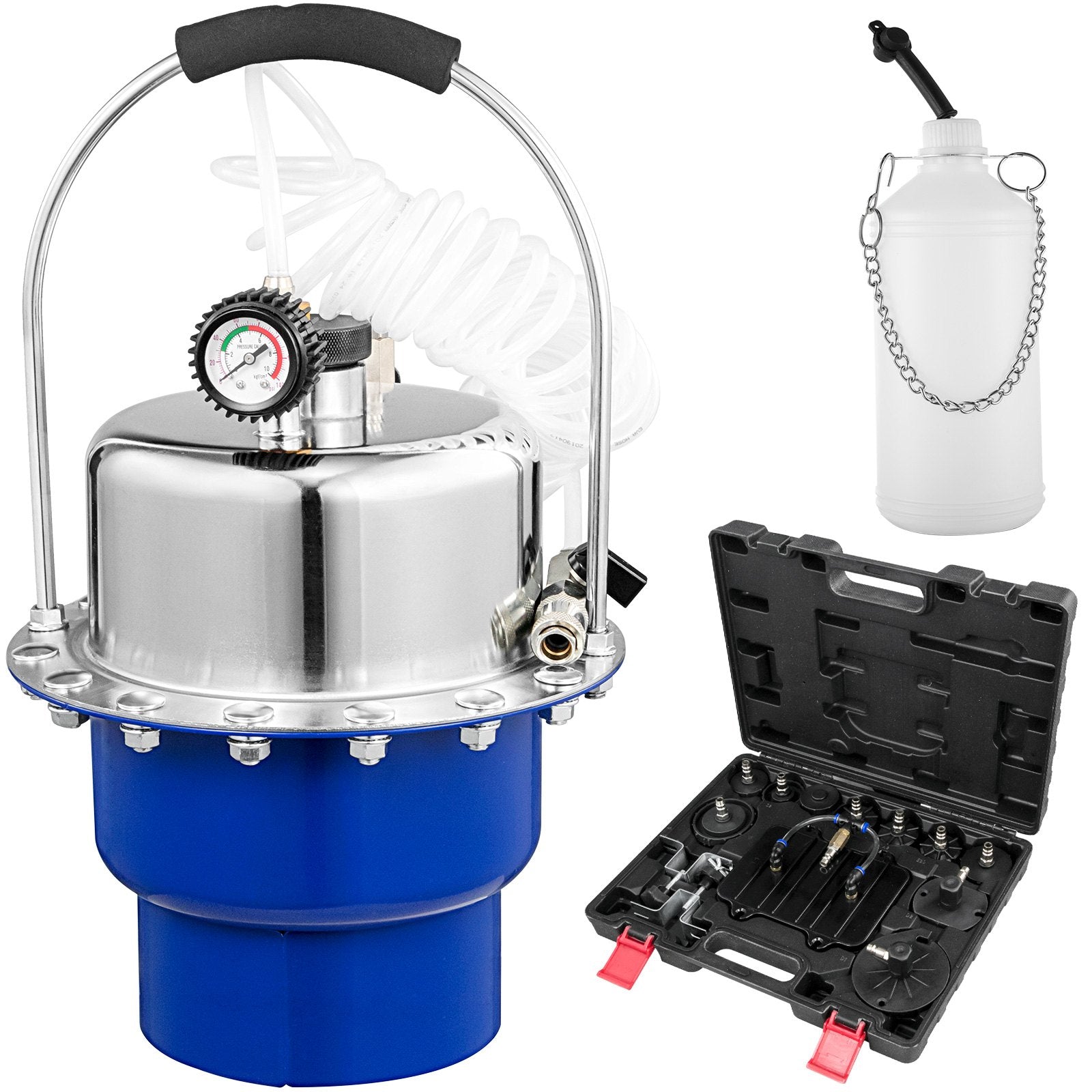Pneumatic Air Pressure Bleeder Brake Bleeder and Clutch Bleeder Valve System Kit V952-SCYGHTZBLUE000001V0