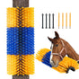 Livestock Scratching Brush, Horse Brush with 2 Screws, 20 x 7.5 in Cow Scratcher, for Back Itch Relief & Keep V952-SCZNS1JDH000M4AG5V0