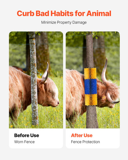 Livestock Scratching Brush 2Pcs Itch Relief Horse Scratcher Brush 20 in V952-SCZNS2JDH000YZ09TV0