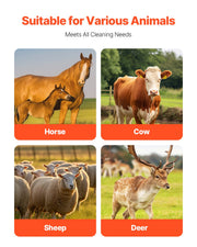 Livestock Scratching Brush 2Pcs Itch Relief Horse Scratcher Brush 20 in V952-SCZNS2JDH000YZ09TV0