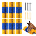 Livestock Scratching Brush, 6 Pcs Horse Brush with 12 Screws, 20 x 7.5 in Cow Scratcher, for Back Itch Relief V952-SCZNS6JDH00096TWIV0