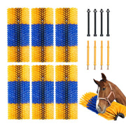 Livestock Scratching Brush, 6 Pcs Horse Brush with 12 Screws, 20 x 7.5 in Cow Scratcher, for Back Itch Relief V952-SCZNS6JDH00096TWIV0