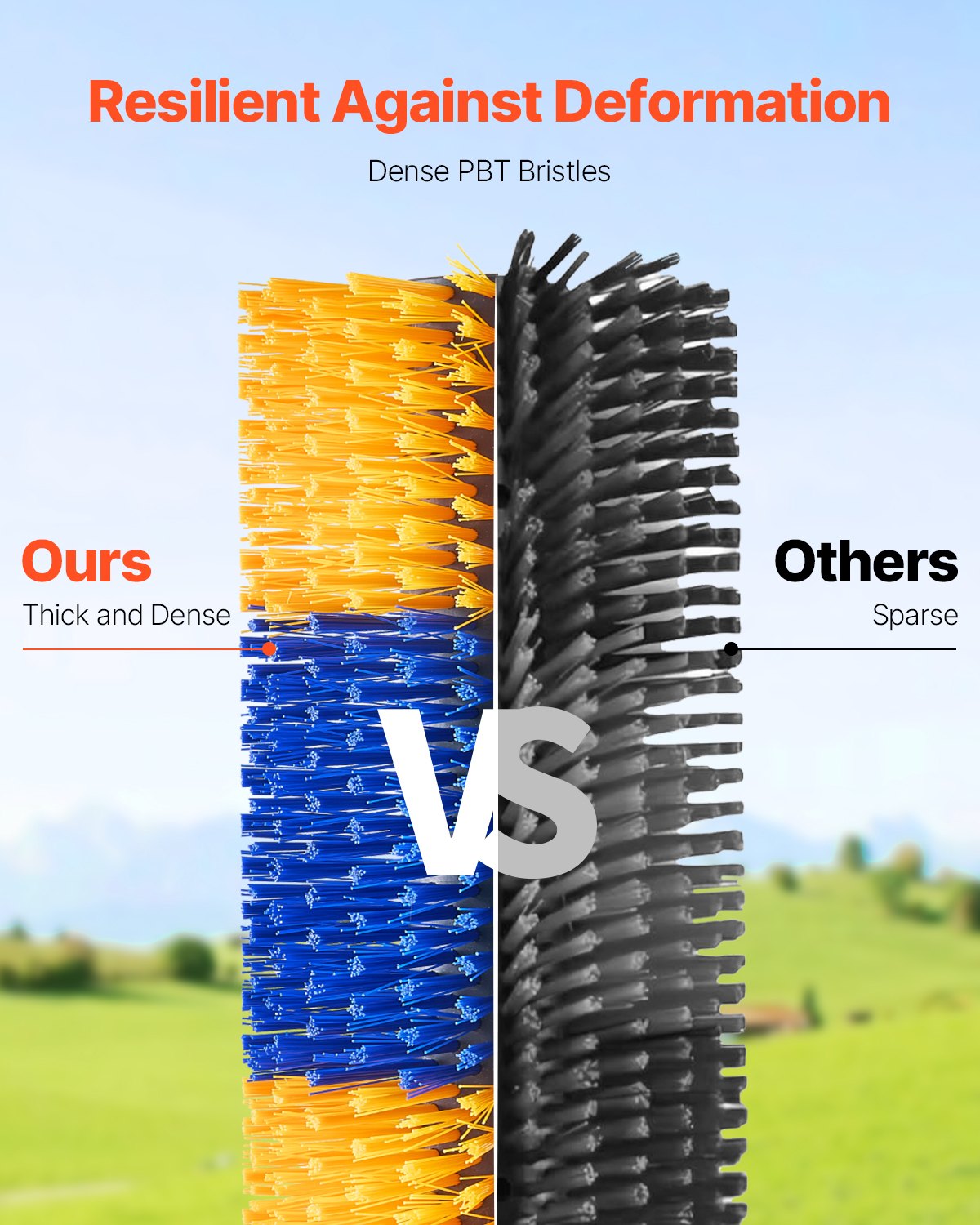 Livestock Scratching Brush 2Pcs Itch Relief Horse Scratcher Brush 17.1 in V952-SCZNSZH2J000Q87UAV0
