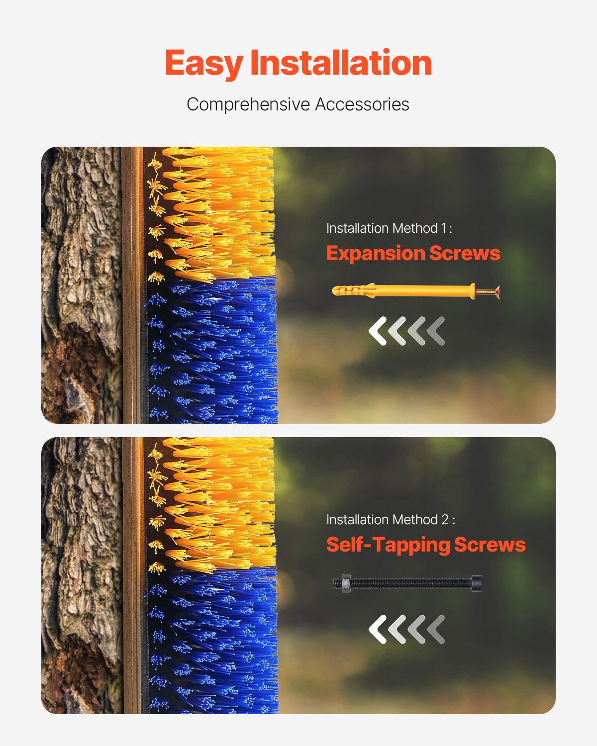 Livestock Scratching Brush 2Pcs Itch Relief Horse Scratcher Brush 17.1 in V952-SCZNSZH2J000Q87UAV0