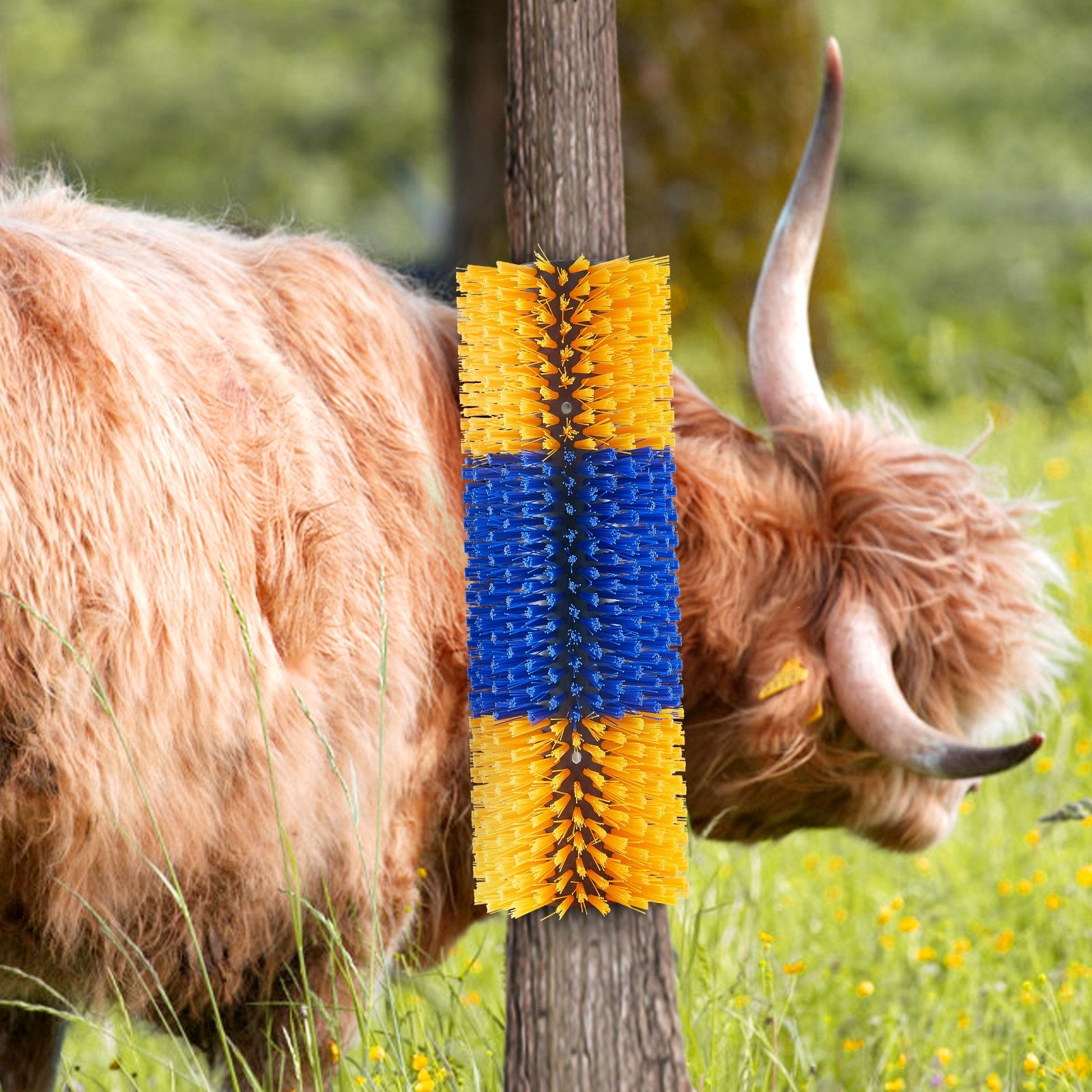 Livestock Scratching Brush 2Pcs Itch Relief Horse Scratcher Brush 17.1 in V952-SCZNSZH2J000Q87UAV0