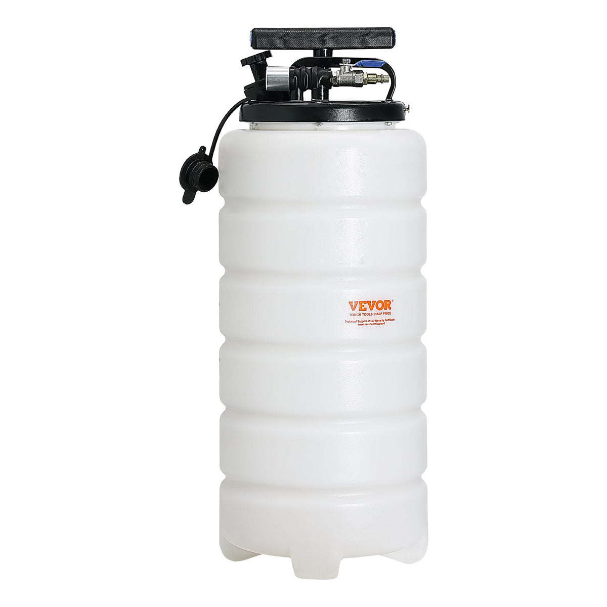 Fluid Extractor, 15 Liters Capacity, Pneumatic/Manual Oil Changer Vacuum Fluid Extractor with Dipstick and V952-SDCYQ15LQD20CAED3V0