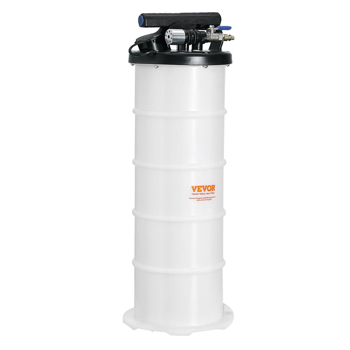 Fluid Extractor, 6.5 Liters Capacity, Pneumatic/Manual Oil Changer Vacuum Fluid Extractor with Dipstick and V952-SDCYQ7LQD20083X6NV0