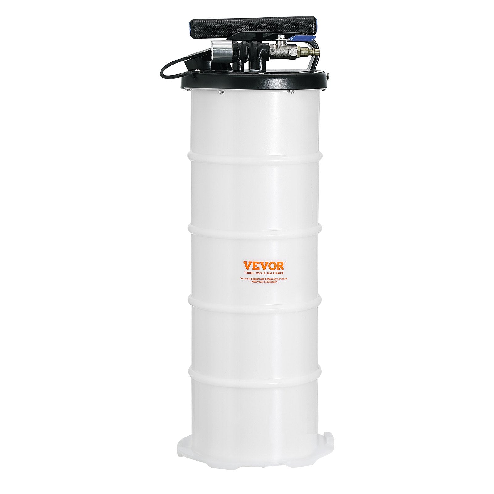 Fluid Extractor, 6.5 Liters Capacity, Pneumatic/Manual Oil Changer Vacuum Fluid Extractor with Dipstick and V952-SDCYQ7LQD20083X6NV0
