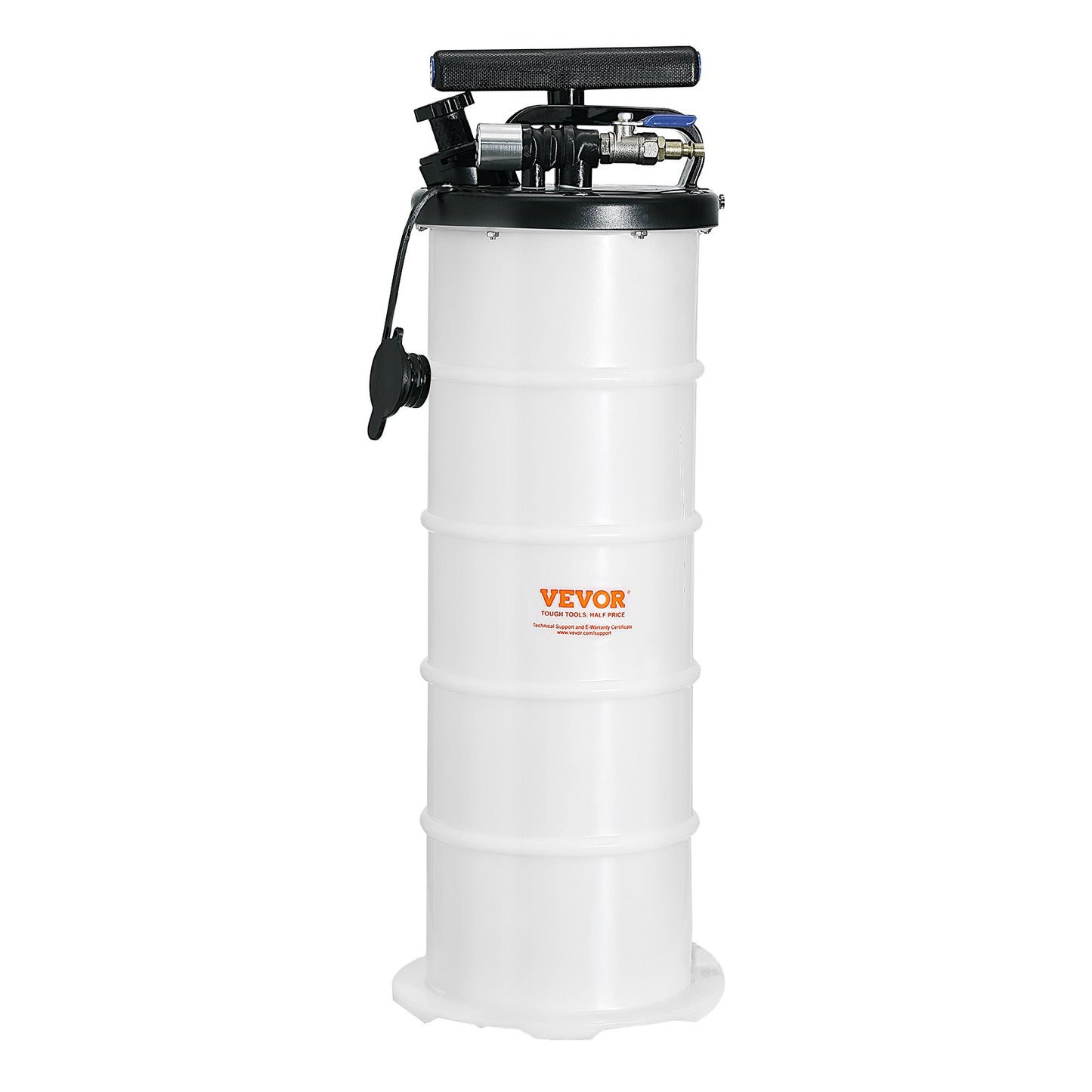 Fluid Extractor, 6.5 Liters Capacity, Pneumatic/Manual Oil Changer Vacuum Fluid Extractor with Dipstick and V952-SDCYQ7LQD20083X6NV0