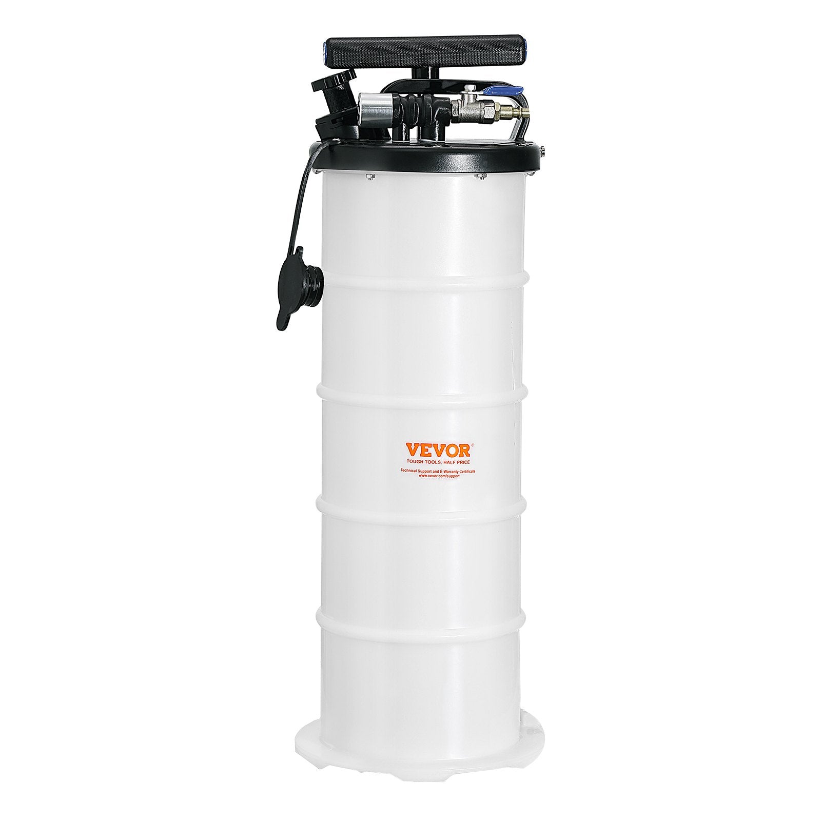 Fluid Extractor, 6.5 Liters Capacity, Pneumatic/Manual Oil Changer Vacuum Fluid Extractor with Dipstick and V952-SDCYQ7LQD20083X6NV0