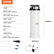 Fluid Extractor, 6.5 Liters Capacity, Manual Hand-Operated Oil Changer Vacuum Fluid Extractor with Dipstick V952-SDCYQ7LSD6128GIHSV0