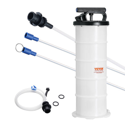 Fluid Extractor, 6.5 Liters Capacity, Manual Hand-Operated Oil Changer Vacuum Fluid Extractor with Dipstick V952-SDCYQ7LSD6128GIHSV0
