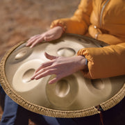 Handpan Drum 22 in 12 Notes D Minor Hand Drum Instrument with Mallet V952-SDG22INCH12Y64Q1KV0