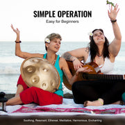 Handpan Drum 22 in 9 Notes D Minor Steel Hand Drum with Mallets for Adult V952-SDG22INCH9YDCVIEZV0
