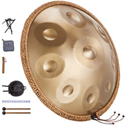 Handpan Drum 22 in 9 Notes D Minor Steel Hand Drum with Mallets for Adult V952-SDG22INCH9YDCVIEZV0