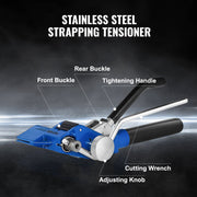 Banding Strapping Kit with Strapping Tensioner Tool, 30 m Length 304 Stainless Steel Banding, 100 Metal V952-SDGDDBJ30M10QCXLZV0