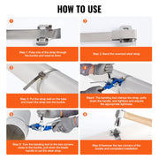 Banding Strapping Kit with Strapping Tensioner Tool, 30 m Length 304 Stainless Steel Banding, 100 Metal V952-SDGDDBJ30M10QCXLZV0