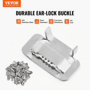 Banding Strapping Kit with Strapping Tensioner Tool, 30 m Length 304 Stainless Steel Banding, 100 Metal V952-SDGDDBJ30M10QCXLZV0