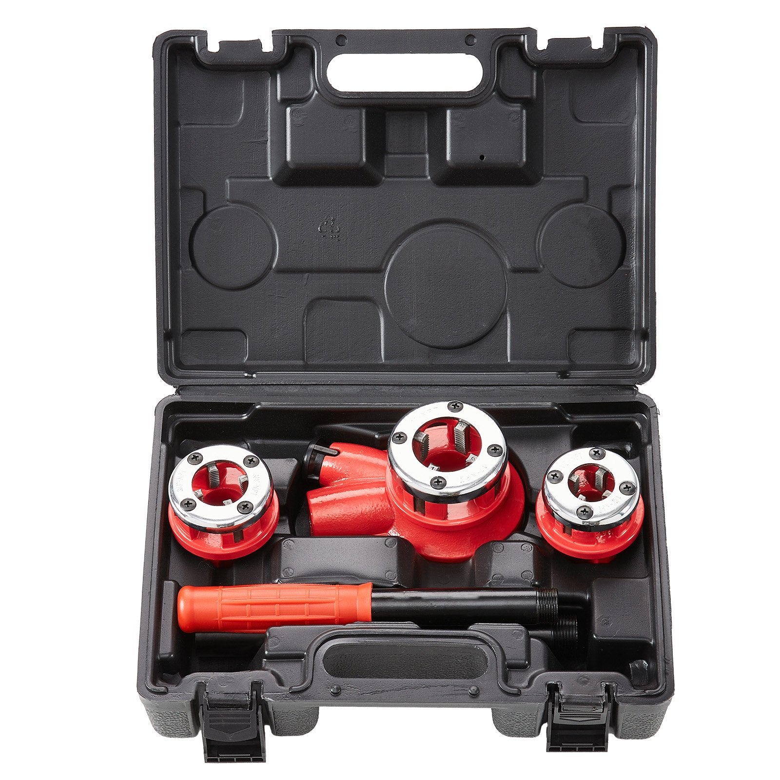 Ratchet Pipe Threader Kit, 1/2" NPT, 3/4" NPT, 1" NPT Manual Ratcheting Pipe Threader, Portable Pipe V952-SDGLWQJ312341FZW2V0