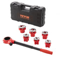 Ratchet Pipe Threader Kit, 1/4" NPT - 1-1/4" NPT Manual Ratcheting Pipe Threader, Portable Pipe Threading V952-SDGLWQJG614381V21V0