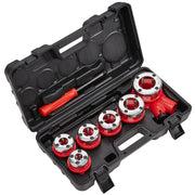 Ratchet Pipe Threader Kit, 1/4" NPT - 1-1/4" NPT Manual Ratcheting Pipe Threader, Portable Pipe Threading V952-SDGLWQJG614381V21V0