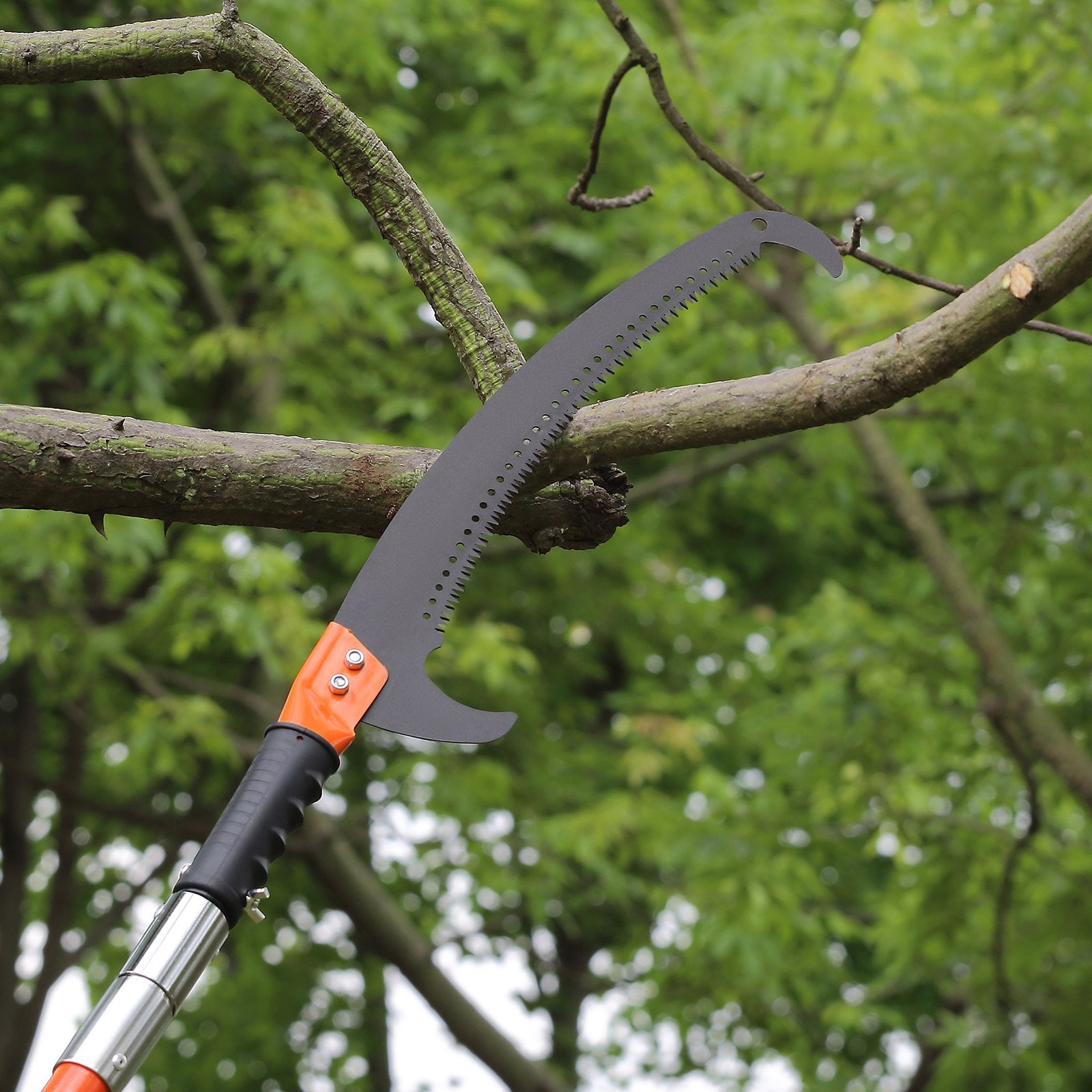 Manual Pole Saw, 2.24 m-8.24 m Extendable Tree Pruner, Sharp Steel Blade High Branches Trimming, Manual V952-SDGZJBXZZK8M8DKWOV0