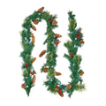 Christmas Garland, 2750mm Artificial Christmas Garland with Light String, Faux Greenery Decoration with Berry V952-SDHDHHSYSG9FC6AVU001V9