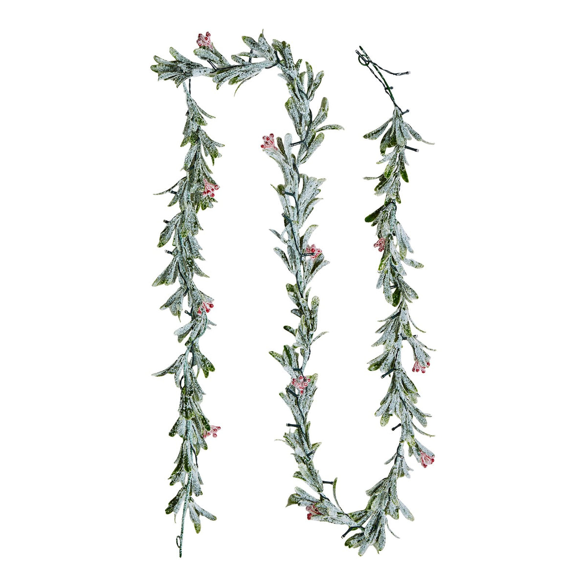 Christmas Garland, 2750 mm Realistic Greenery Decorated with Vines, Olive Leaves, and Berries, Evergreen Faux V952-SDHDTTGLYJG9Y8AOQ001V9