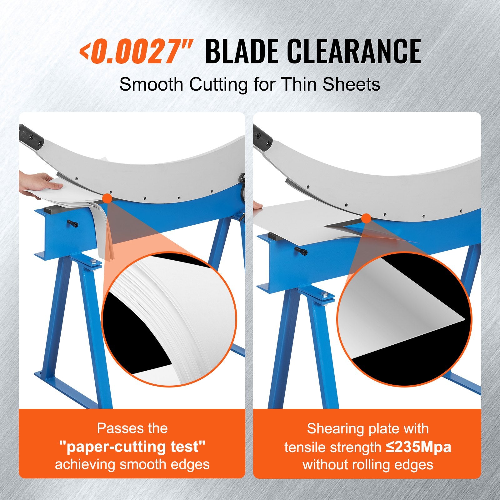 800mm Manual Hand Plate Shear for Metal Sheet Processing, Benchtop Cutter with Q235 Material, for Crafts V952-SDJBQ31YC15MHUSH7V0