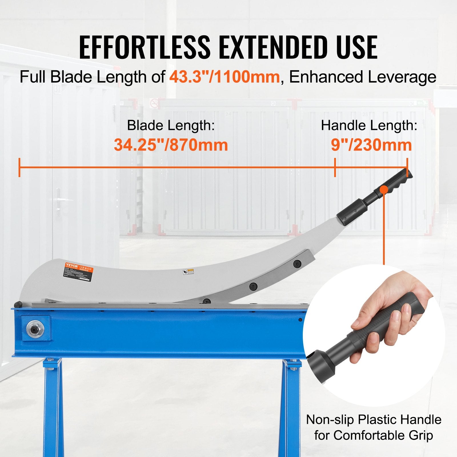800mm Manual Hand Plate Shear for Metal Sheet Processing, Benchtop Cutter with Q235 Material, for Crafts V952-SDJBQ31YC15MHUSH7V0