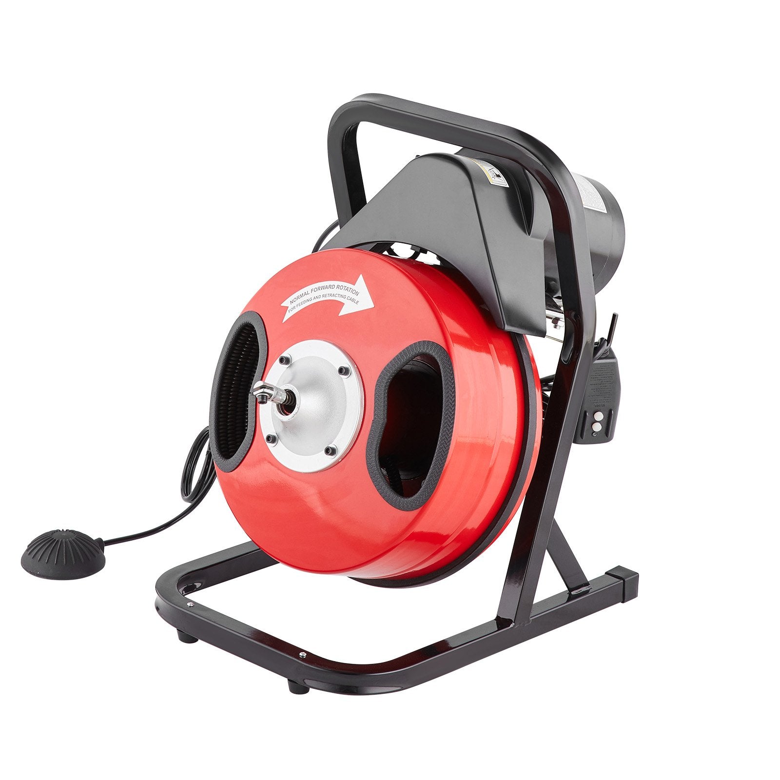 Drain Cleaner Machine 50FT x 1/2Inch Manual Feed Snake Auger with 4 Cutter V952-SDJJKLSGDSTJA6DFTV3