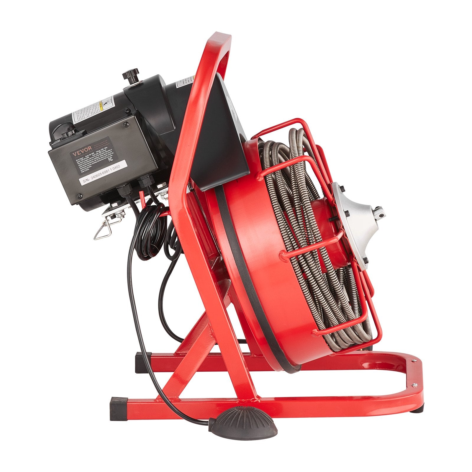 Drain Cleaner Machine Drain Auger 50FT x 3/8 Inch Manual Feed & 4 Cutters V952-SDJJKLSGDSTJVQGHEV3