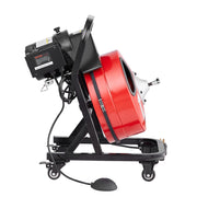 Drain Cleaner Machine 50FT x 1/2 Inch Manual Feed Snake Auger with Wheels V952-SDJJKLSGDSTJWGUIYV3