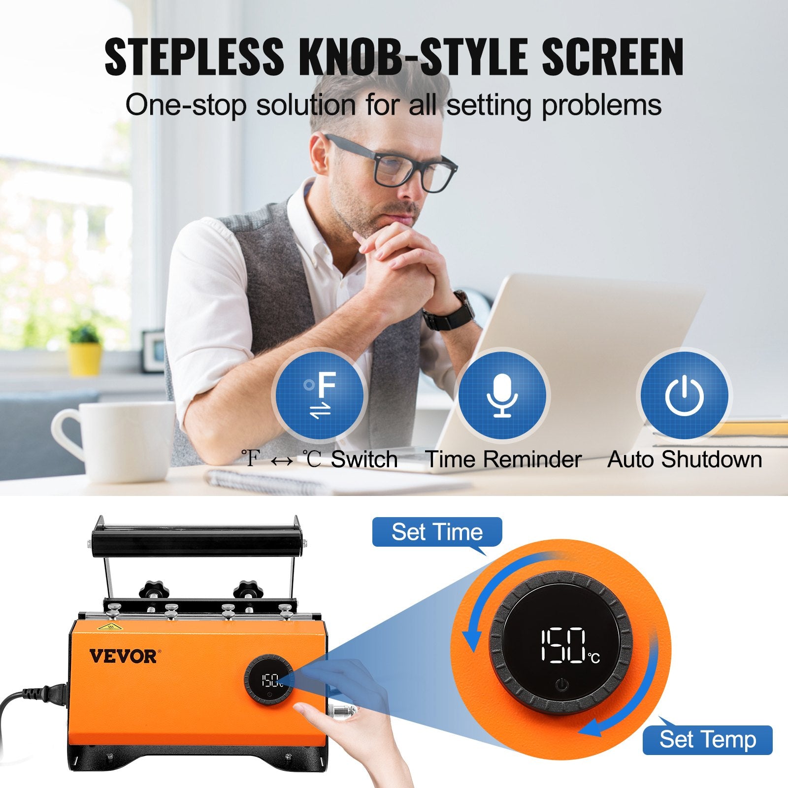 Mug Heat Press Tumbler Heat Press Machine Sublimation Printing 11-30oz Cup V952-SDKBJ600W30OZ607EV3