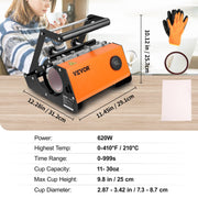 Mug Heat Press Tumbler Heat Press Machine Sublimation Printing 11-30oz Cup V952-SDKBJ600W30OZ607EV3
