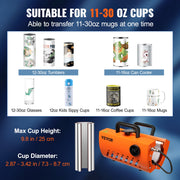 Mug Heat Press, 30oz Tumbler Heat Press Machine, Sublimation Transfer 11-15oz 16-25oz 30oz Straight Skinny V952-SDKBJ600W30OZZJVOV3