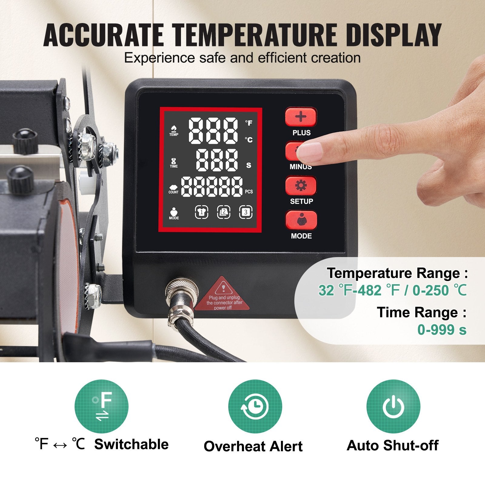 Tumbler Heat Press Machine 11-30oz Mug Press Sublimation Tumblers Black V952-SDKKBJAYAJCXRKZW2V3