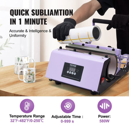 Tumbler Heat Press Machine 11-30oz Mug Press Sublimation Tumblers Purple V952-SDKKBJAYAJXSJTX79V3