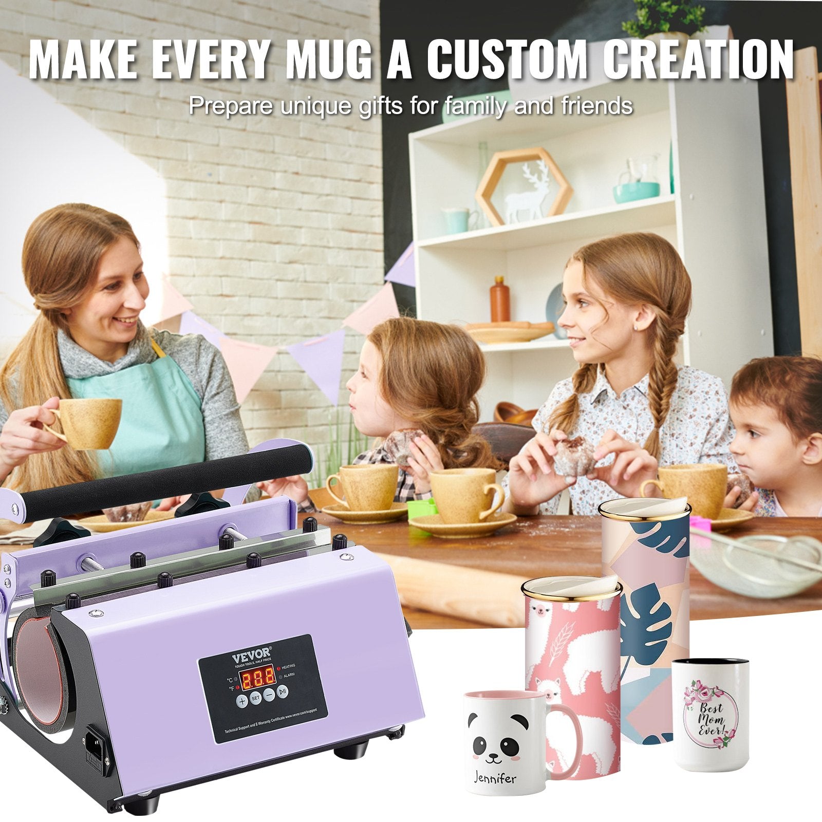 Tumbler Heat Press Machine 11-30oz Mug Press Sublimation Tumblers Purple V952-SDKKBJAYAJXSJTX79V3