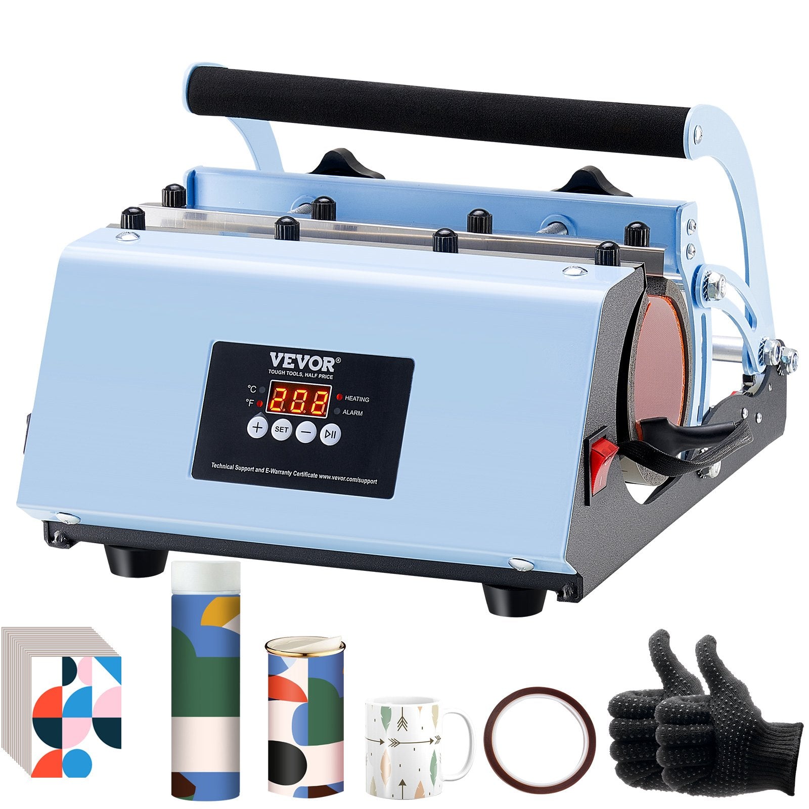 Tumbler Heat Press Machine 11-30oz Mug Press Sublimation Tumblers Blue V952-SDKKBJAYAJXSOV6POV3