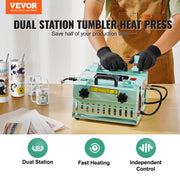 Tumbler Heat Press Machine 2 Station Heaters 11-30oz Mug Press Sublimation V952-SDKKBJSGWAJXGBFN0V3